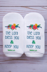 Scripture Socks The Lord Bless You & Keep You