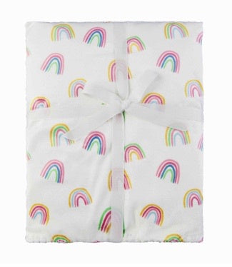 Minky Rainbow Baby Blanket