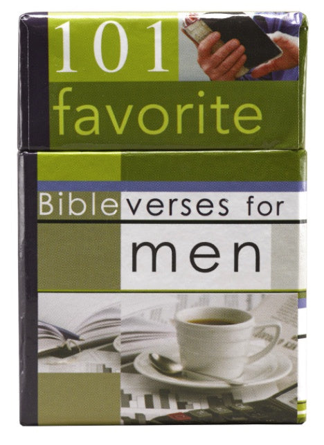 101 Favorite Bible Verses for Men Box of Blessings