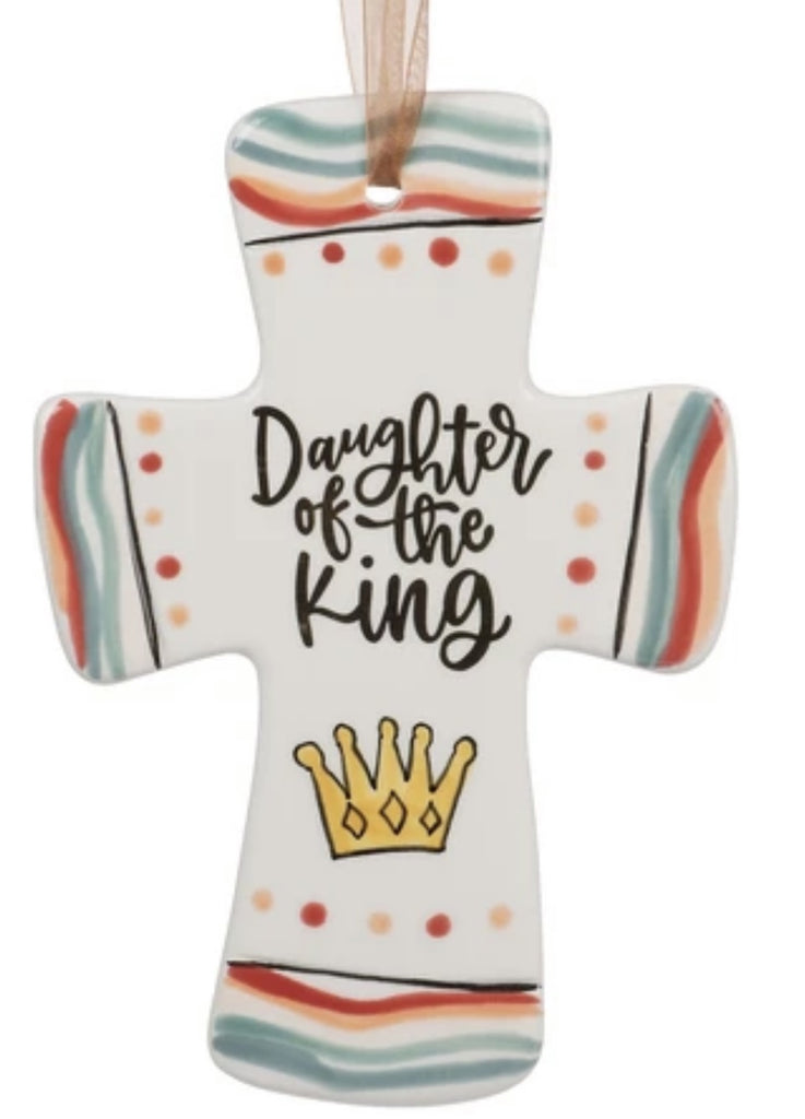 Cross Ceramic “ Daughter of the King “