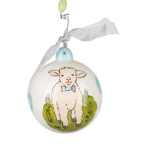 Ornament Baby's First Christmas Lamb - Boy or Girl