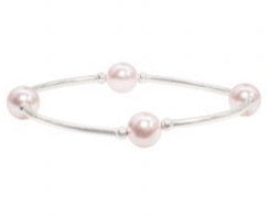 8mm Pink Pearl Blessing Bracelet
