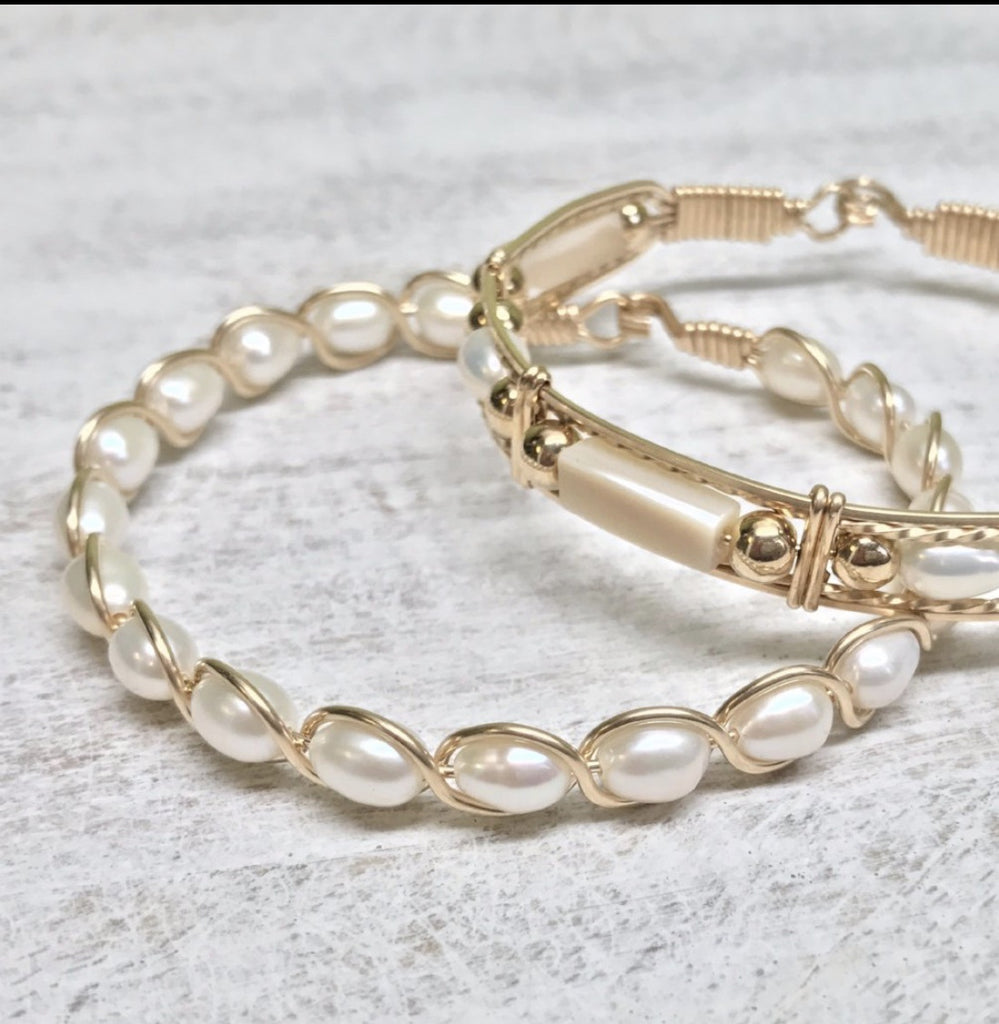 Tennessee526 Beaded Bracelet Spiral Imitation Pearl Charm Pendant India |  Ubuy