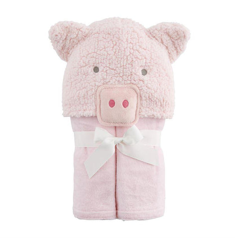 Pig Hooded Baby Bath Towel