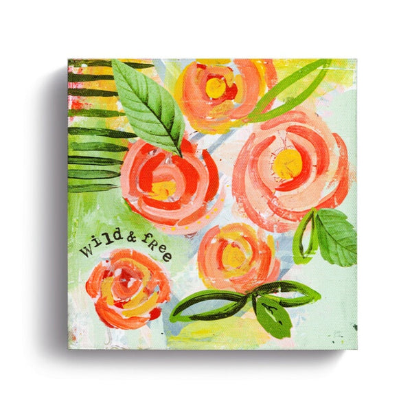 Wild and Free Wall Art 6" Square