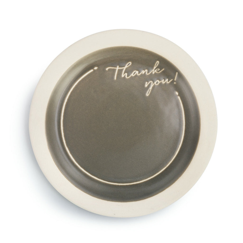 Thank You Stoneware Plate