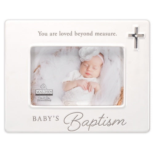 Baptism Ceramic 4x6 Photo Frame