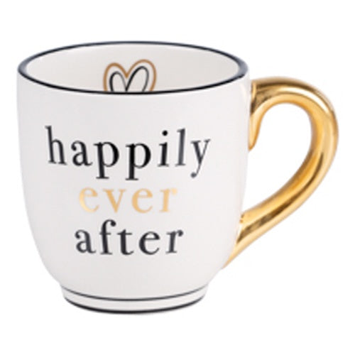 Happily Ever After Mug Gold Handle