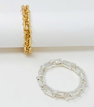 Chain Link Stretch Bracelet