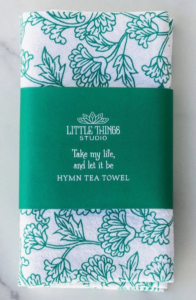 How Great Thou Art Hymn Tea Towel - Little Things Studio - How