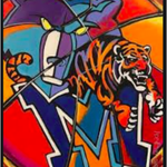 #37 Grrr Tigers Print David Lynch